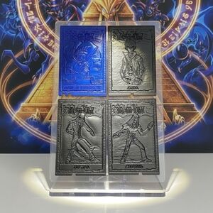 (Lot Of 4) 1996 Yu-Gi-Oh! Exodia the Forator/Kaiba/Tristan/Pegasus/Hard Plastic